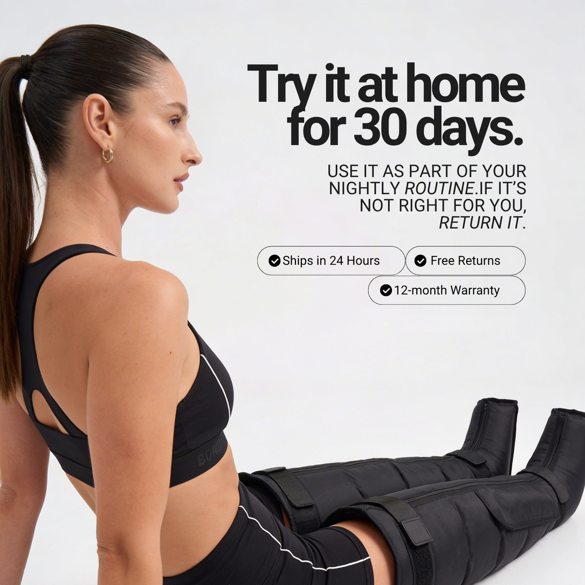 Nicebeam RecoveryFlow Compression Boots | Leg Recovery