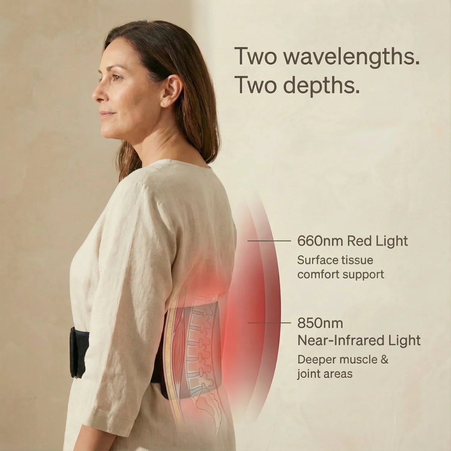 Nicebeam Red Light Therapy Band | Pain Relief
