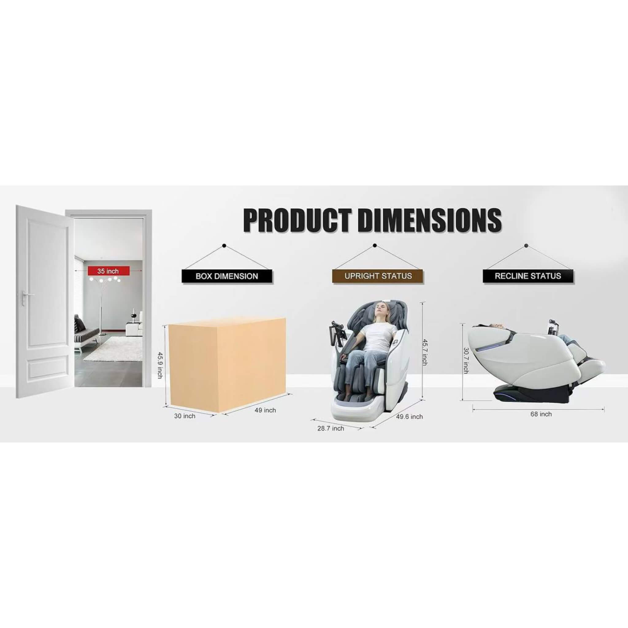 Cryonick Wellness Technology Factory De-Stress Lounge Full Body Massage Chair