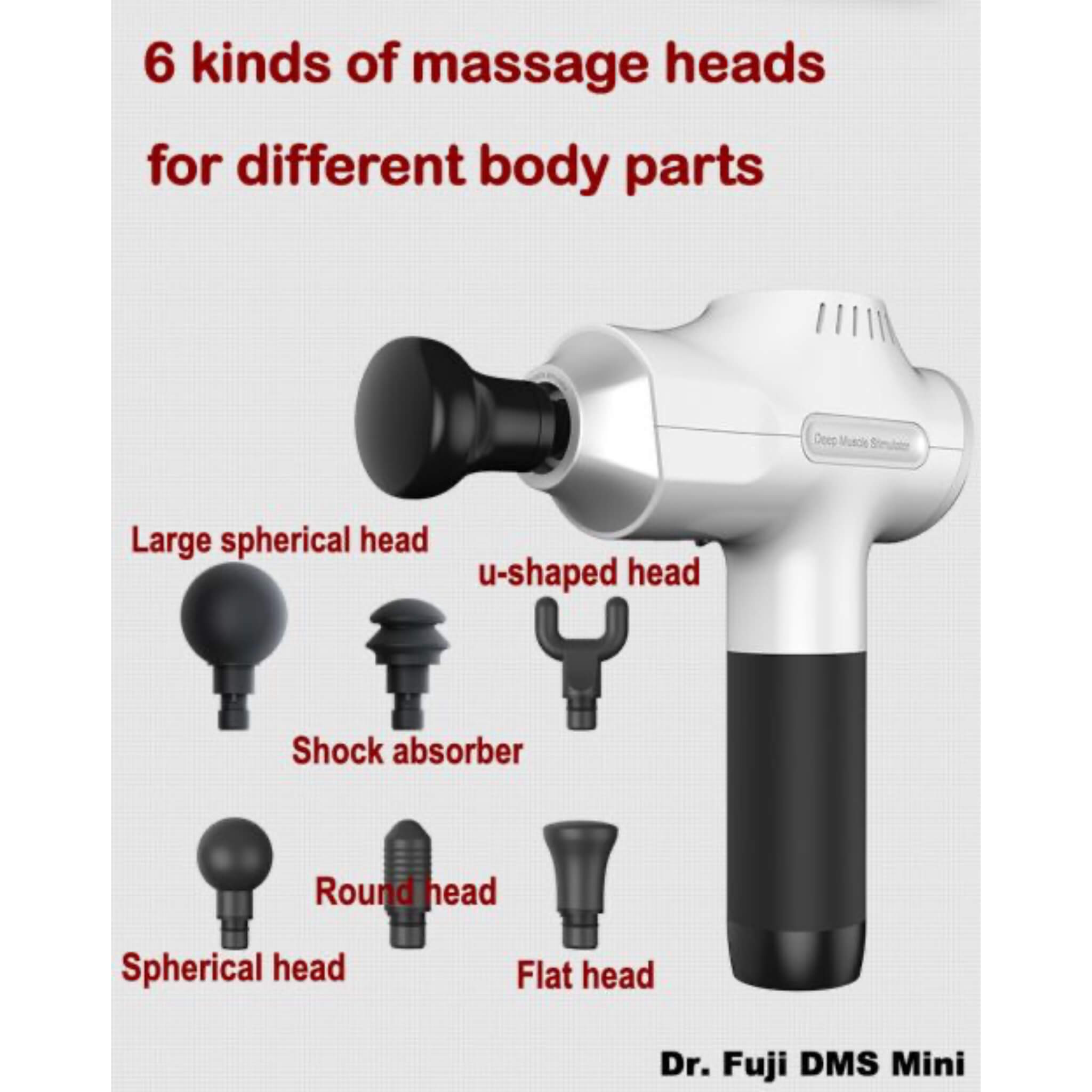Dr. Fuji DMS MINI Deep Muscle Massager | Percussive Therapy Device