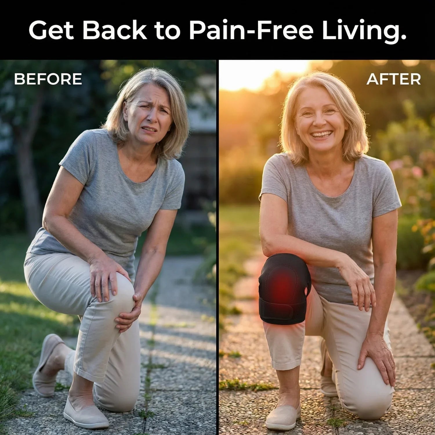 Nicebeam Red Light Therapy Knee Pad | Joint Comfort