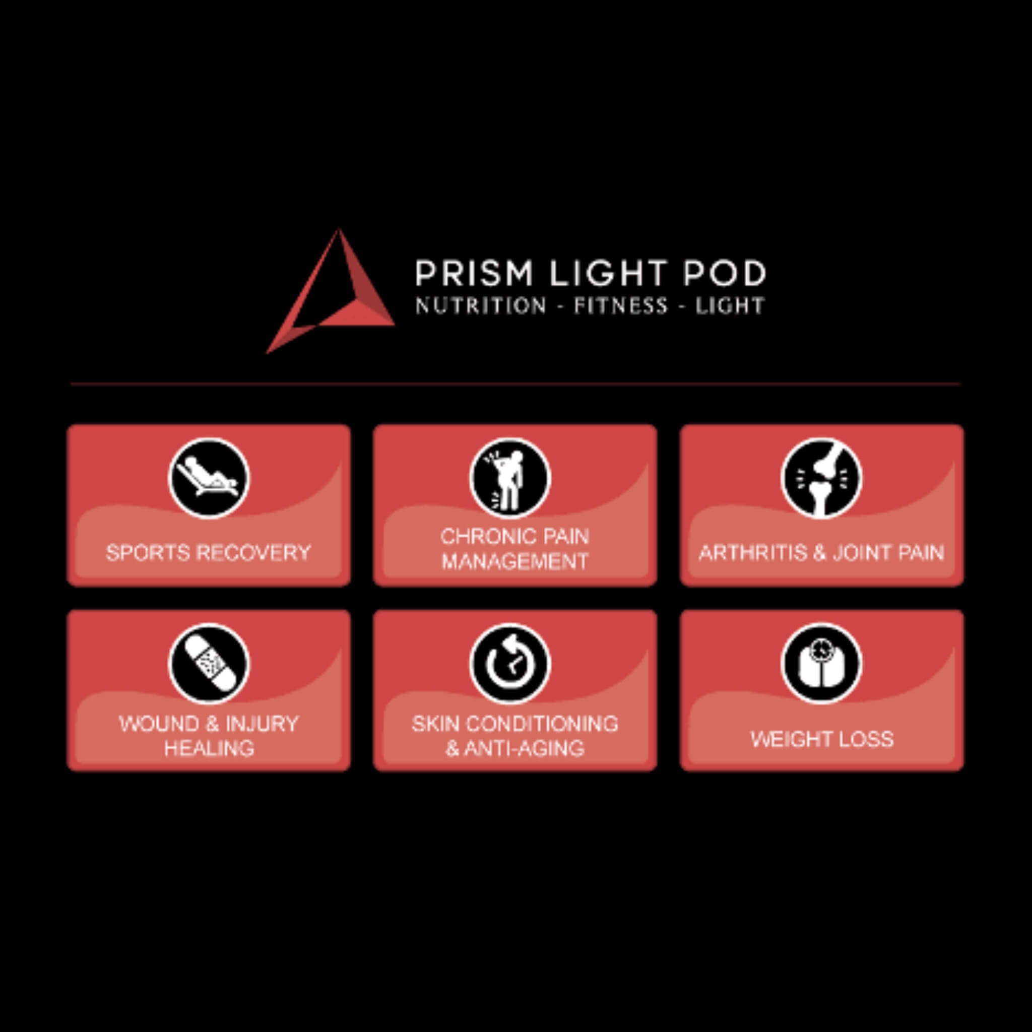 Prism Light Pod – Full-Body Red Light Therapy Bed