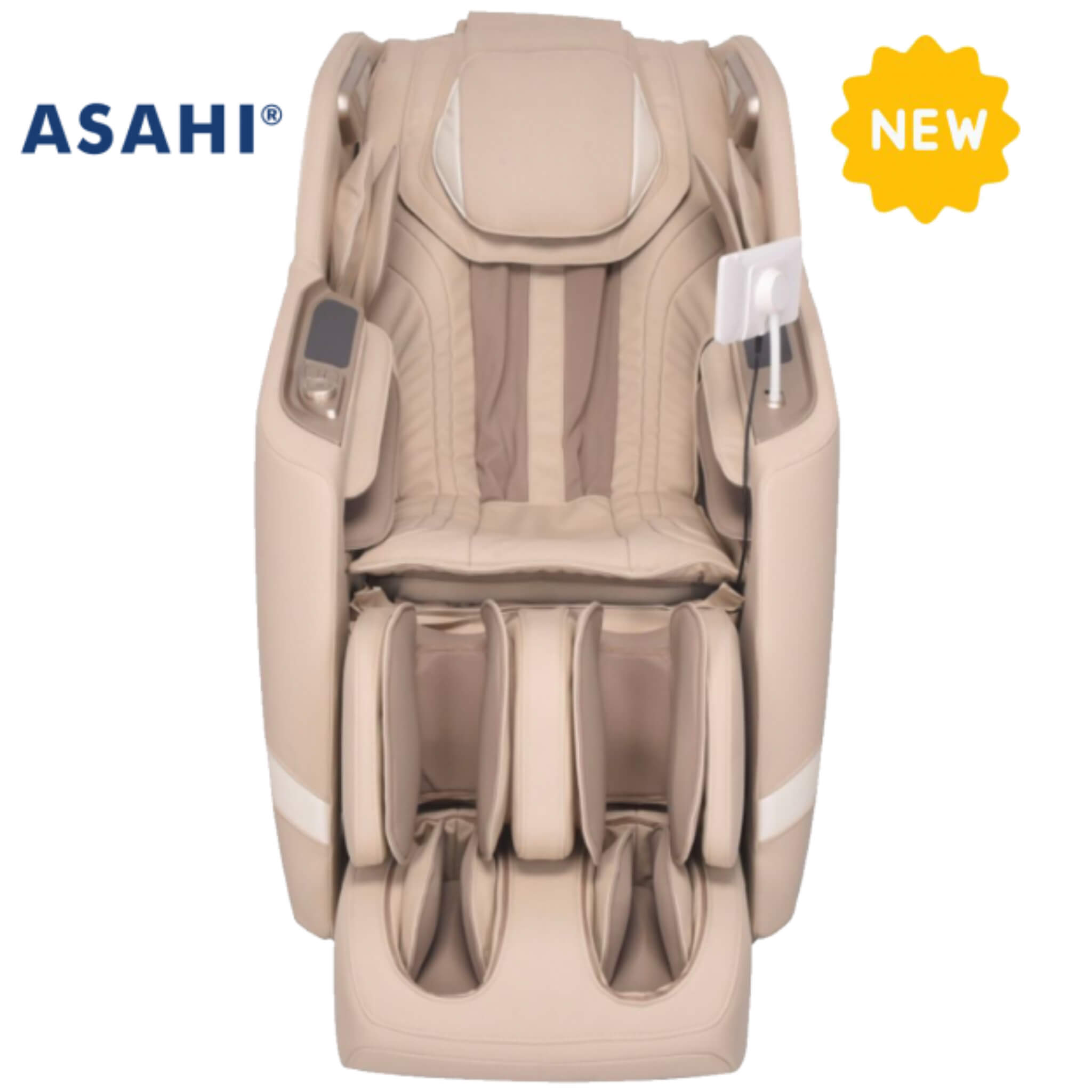 ASAHI Super PRO X-007 Massage Chair (Beige) | 12cm 3D + SL Rail