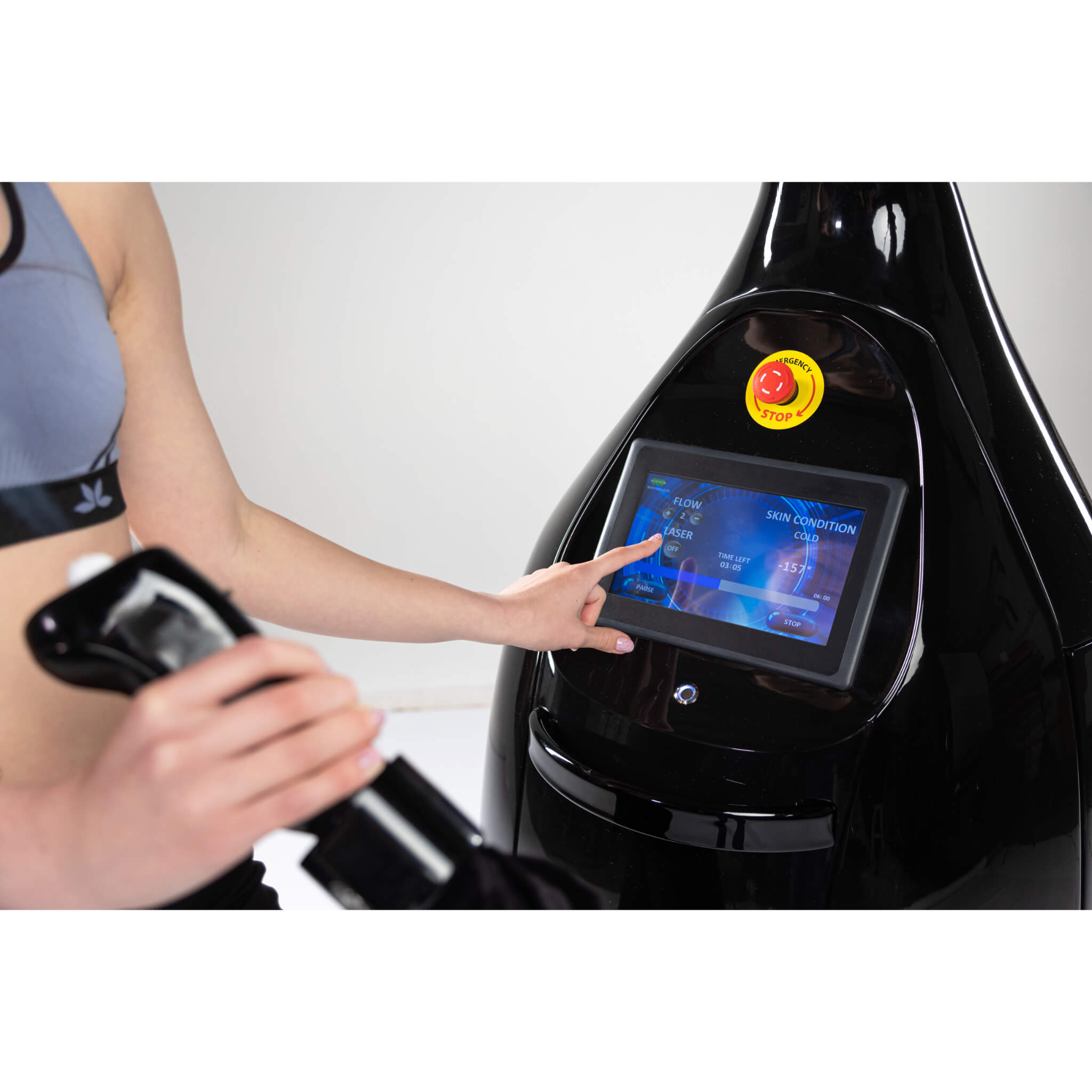 Vacuactivus Iceberg 50L Localized Cryotherapy Machine – Nitrogen-Cooled Targeted Cold Therapy with Thermal Imaging Safety System