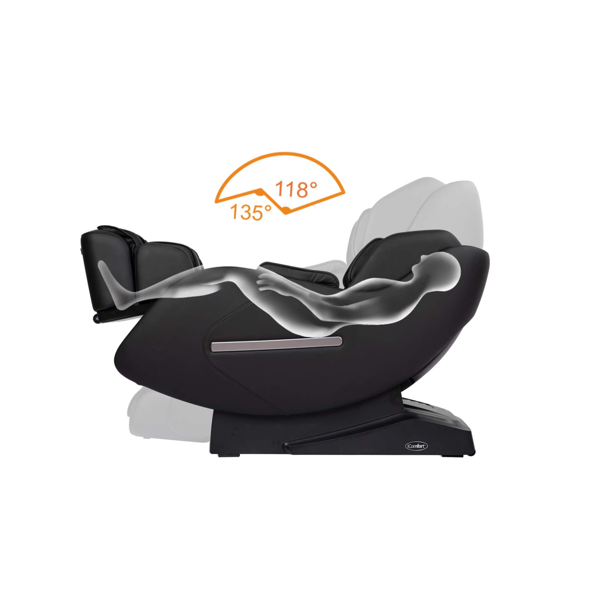 iComfort IC3860 Massage Chair – 2D SL-Track Recliner with Bluetooth & Airbags