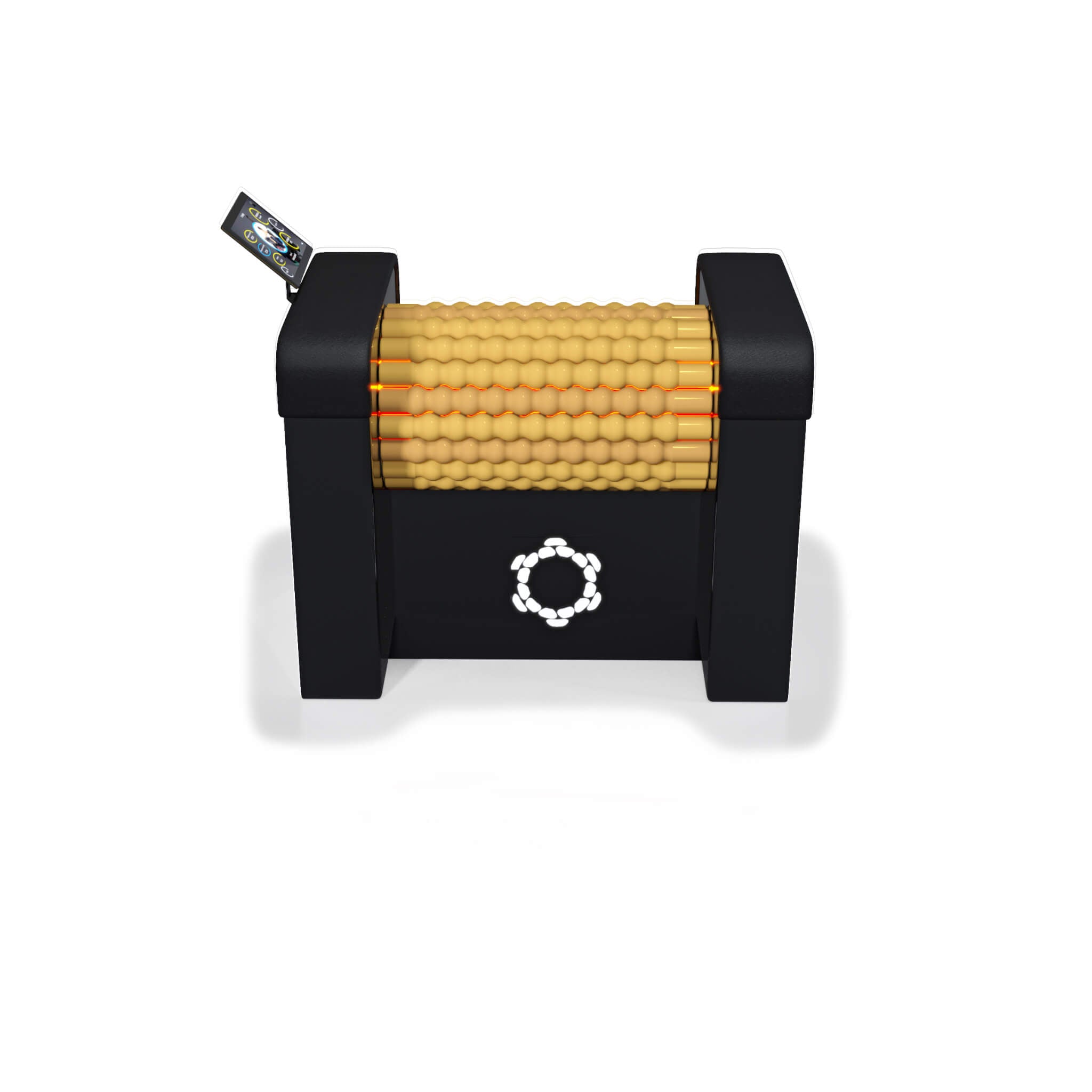 Vacuactivus RollStar Mini – Compact Lymphatic Drainage Rollshaper with Infrared & Chromotherapy for Cellulite Reduction, Body Sculpting & Recovery