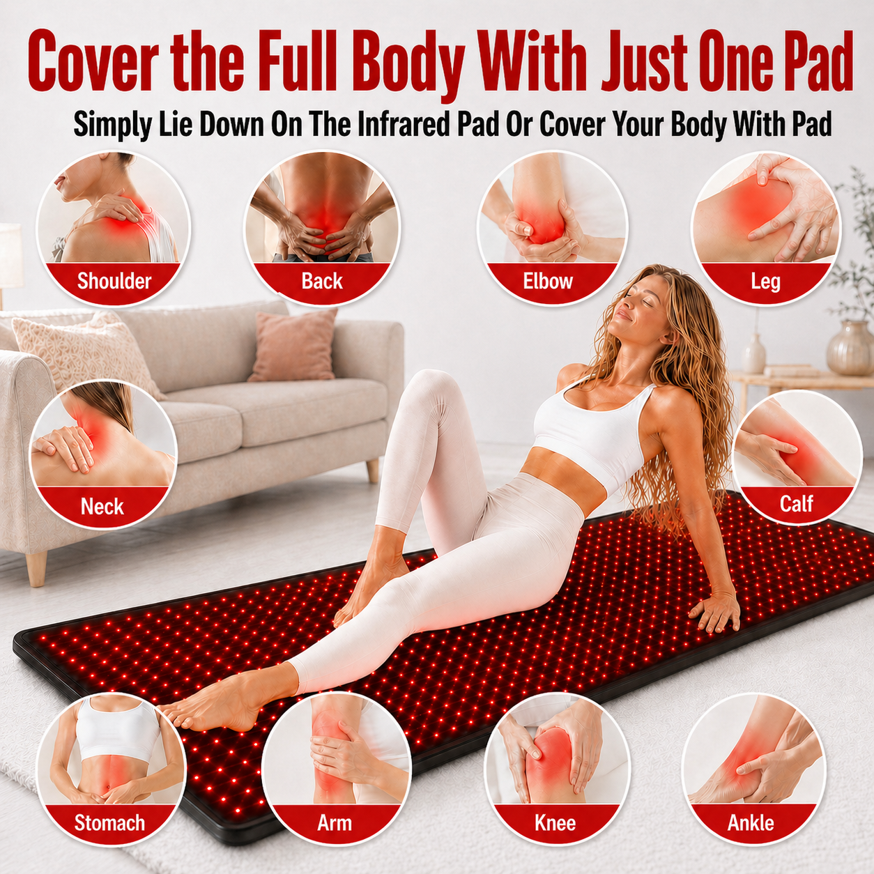 FullGlow 180 Full Body Red Light & Near Infrared Mat