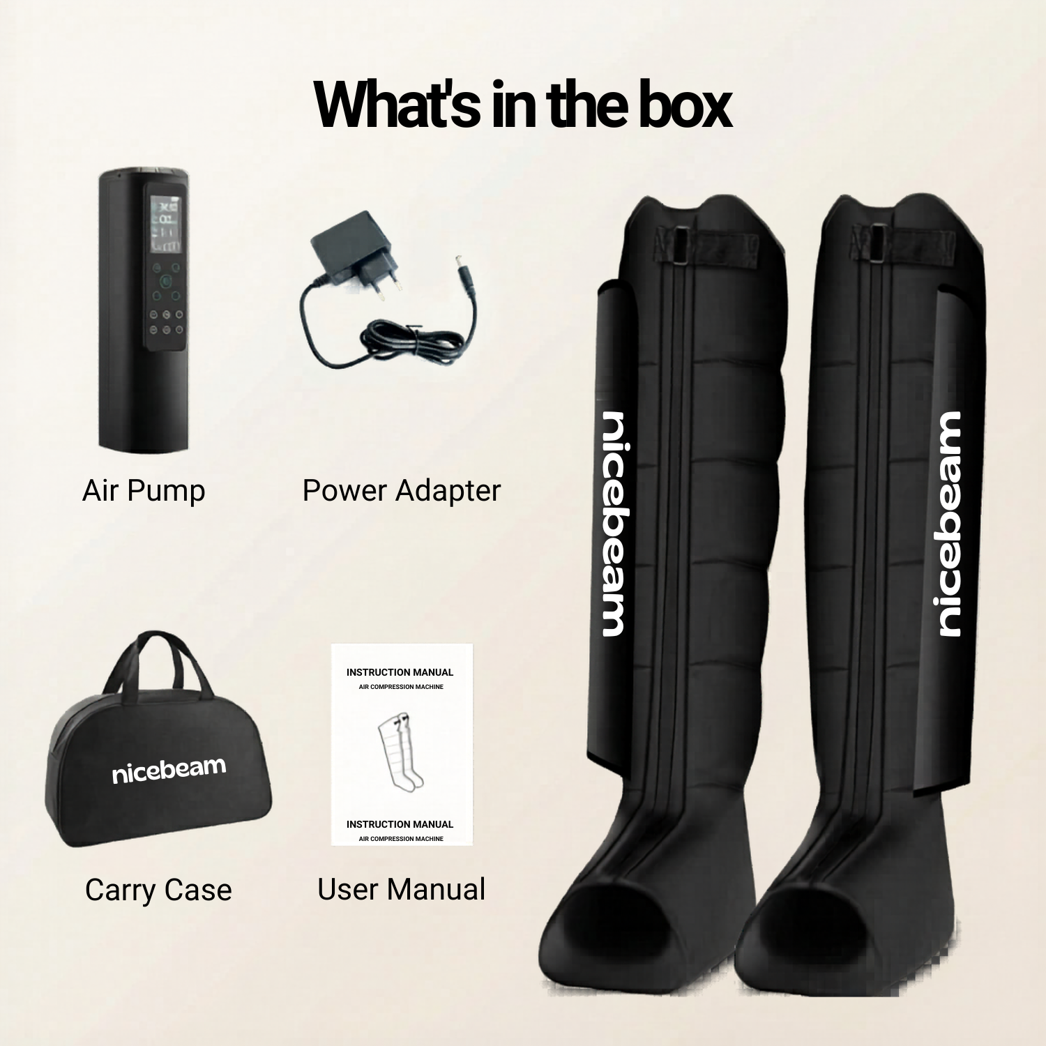 Nicebeam RecoveryFlow Compression Boots | Leg Recovery