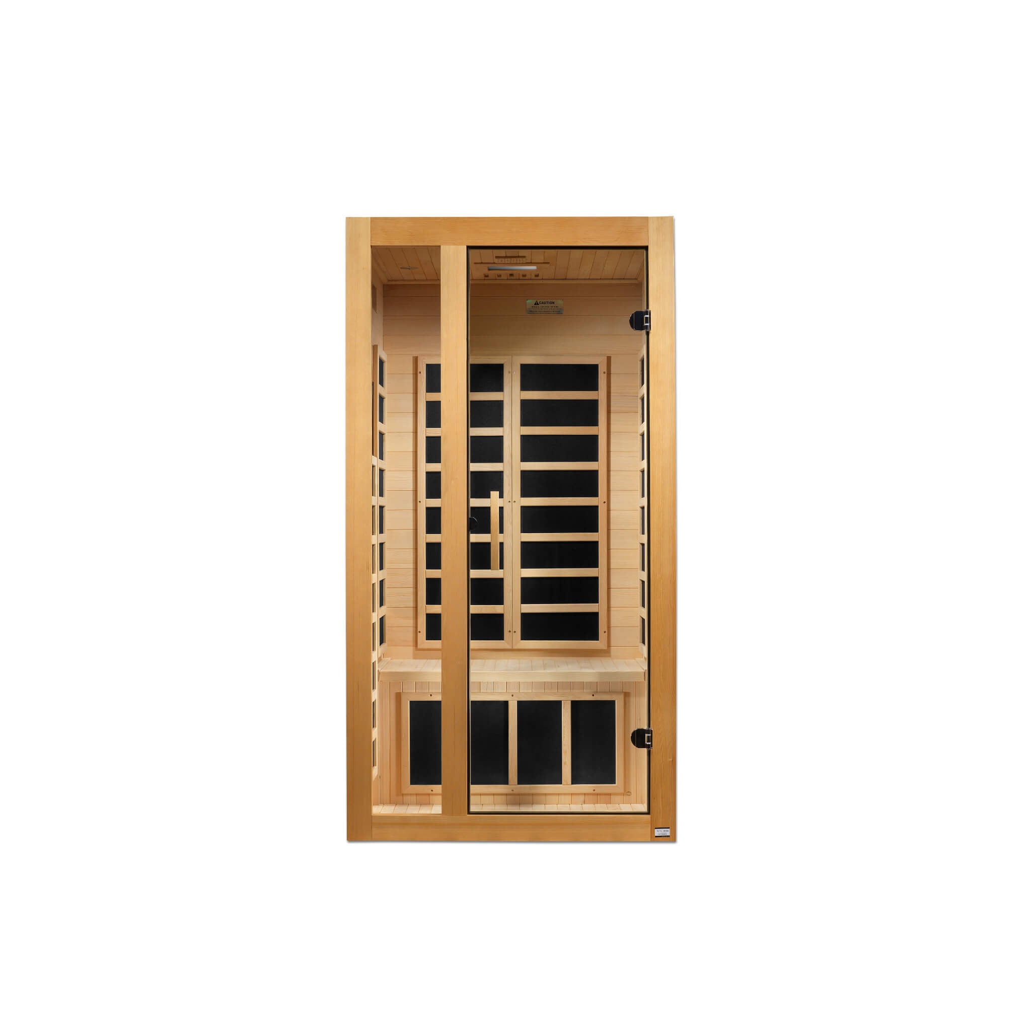 Dynamic Gracia 1–2 person infrared sauna full front view