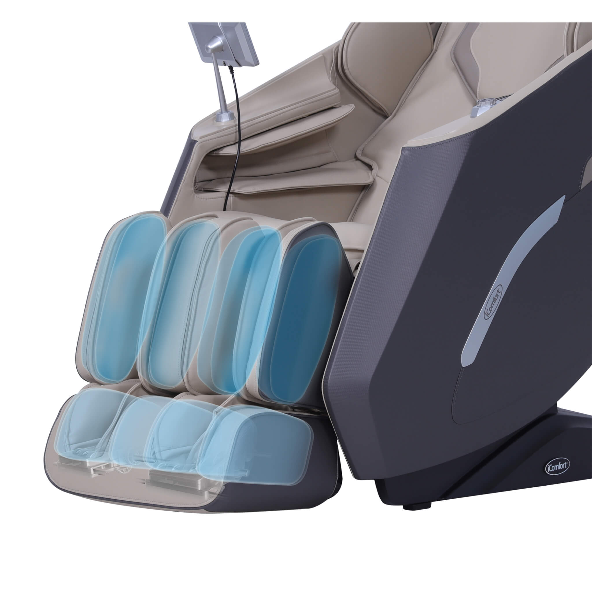 iComfort IC8888 Massage Chair – 3D Full Body Zero Gravity Recliner (Beige)