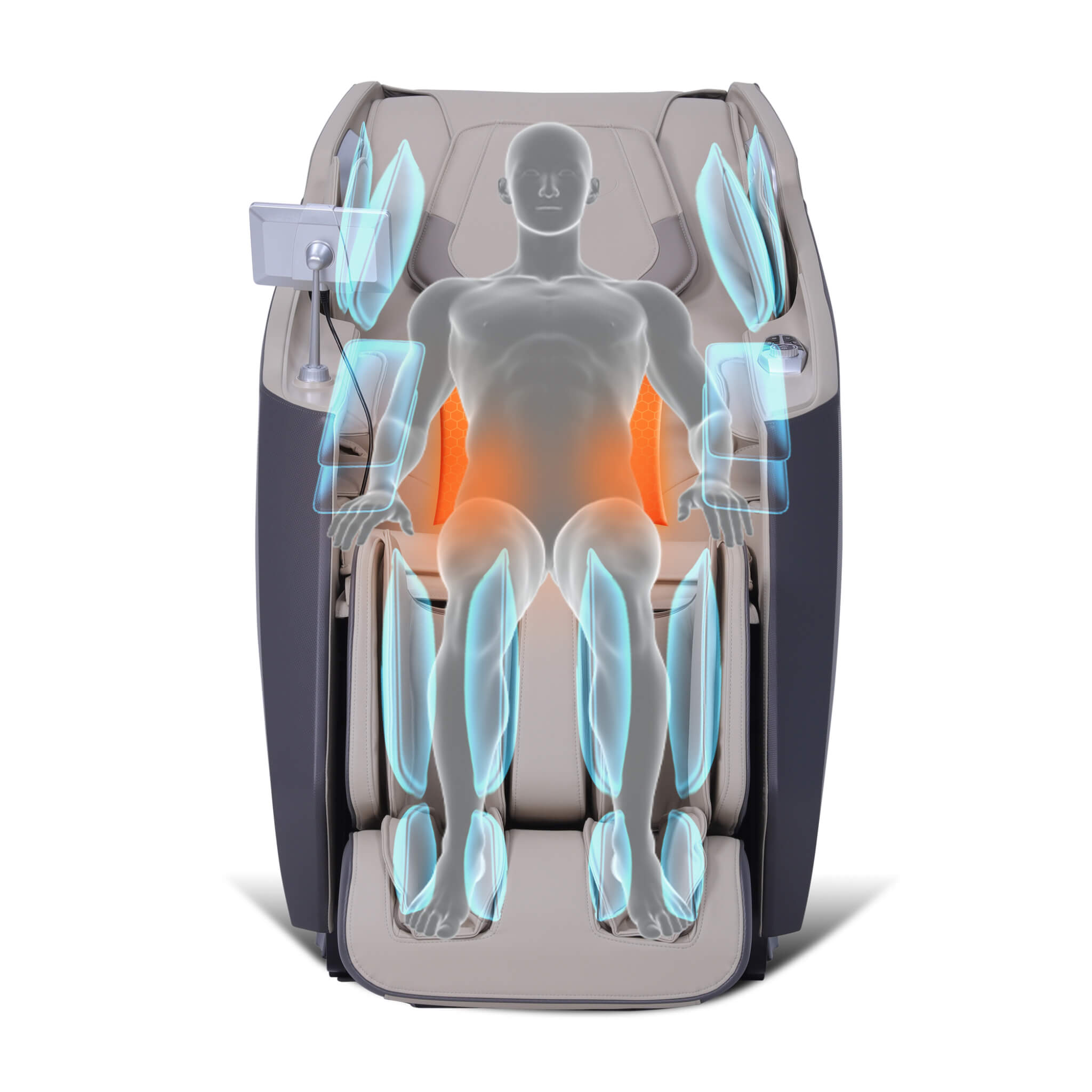 iComfort IC8888 Massage Chair – 3D Full Body Zero Gravity Recliner (Beige)