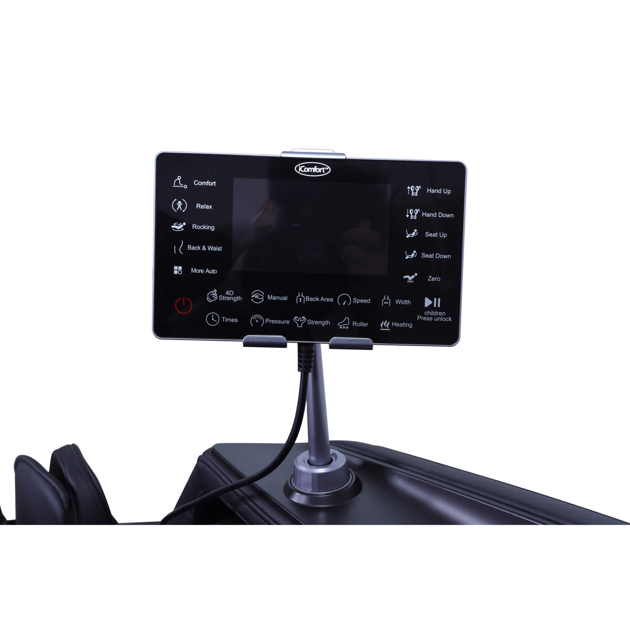 iComfort IC8888 Massage Chair – 3D Full Body Zero Gravity Recliner (Black)