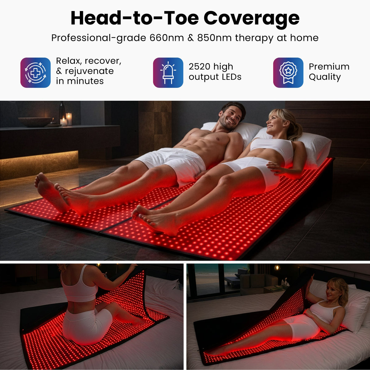 FullGlow 360 Full Body Red Light & Near Infrared Bag