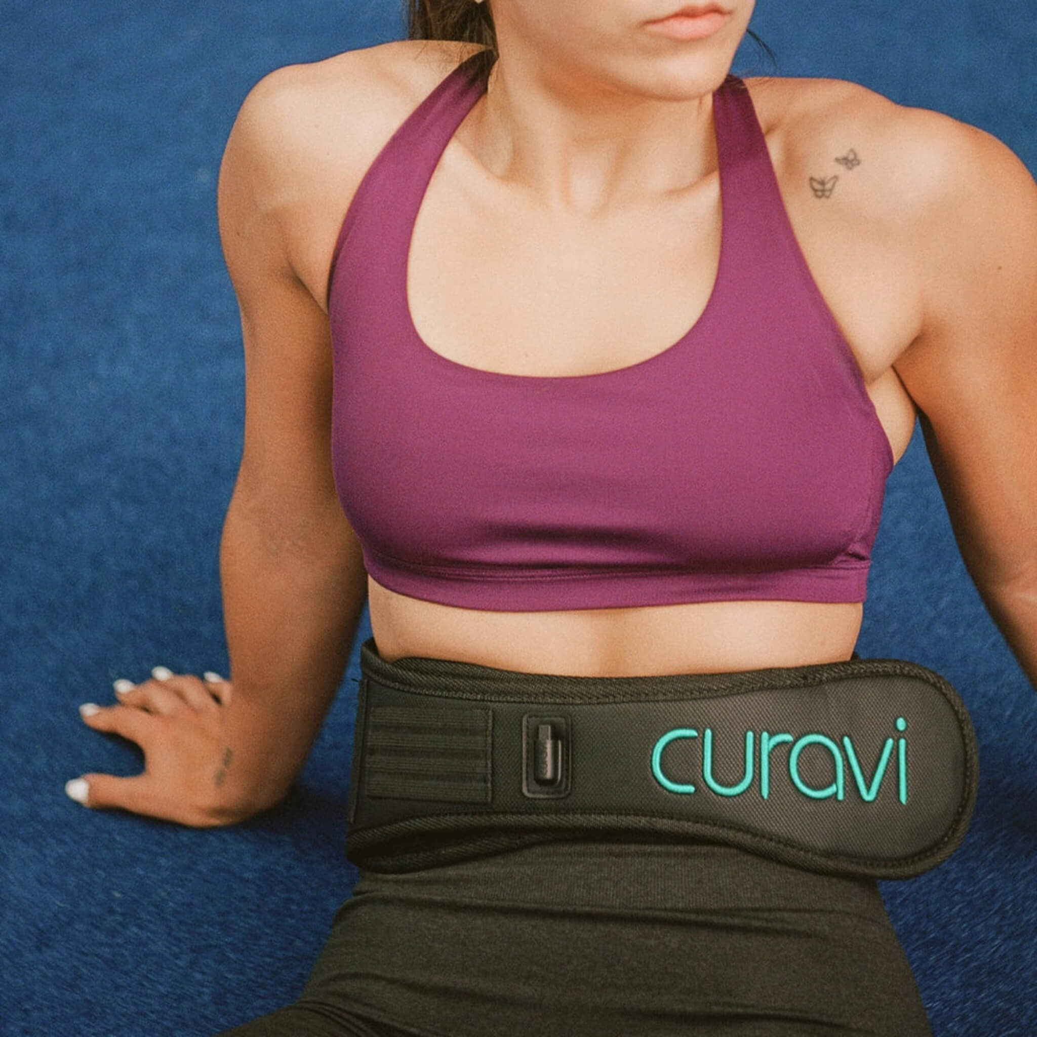 Capillus Curavi PRO Belt – FDA-Cleared Red Light & Cold Laser Therapy for Lower Back Pain Relief
