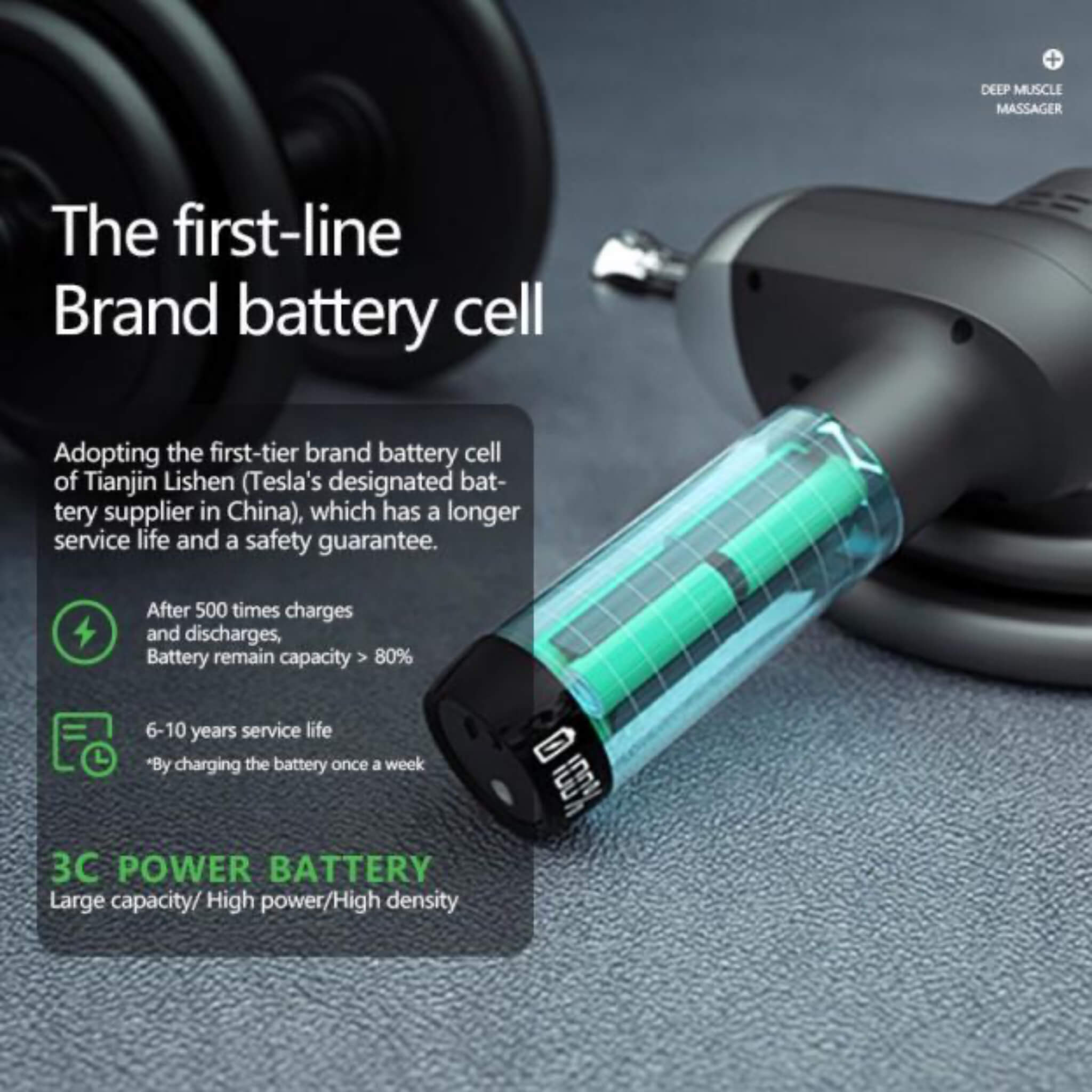 Dr. Fuji DMS PRO6 Deep Muscle Stimulator | Professional Percussive Therapy Device