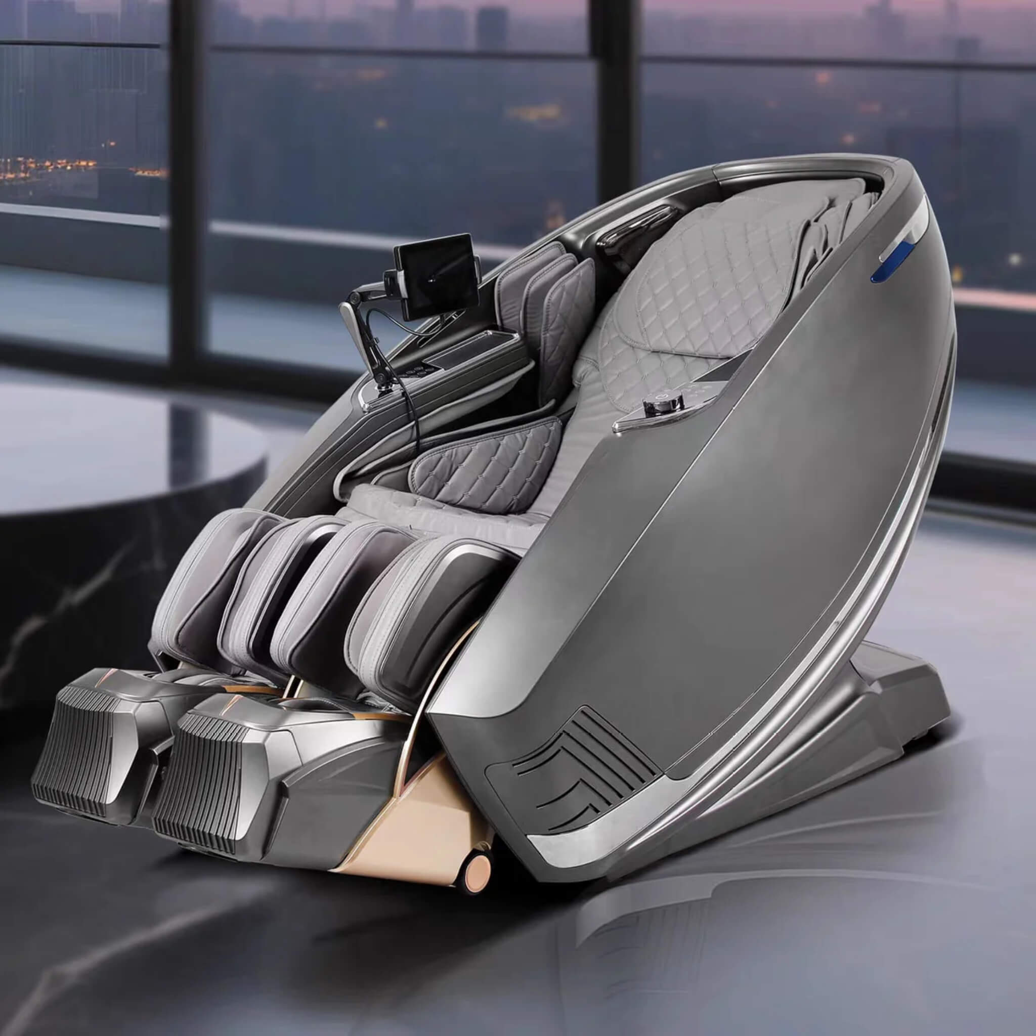 DR.BOSS FJ-9000 Robot Therapeutic Massage Chair side profile view