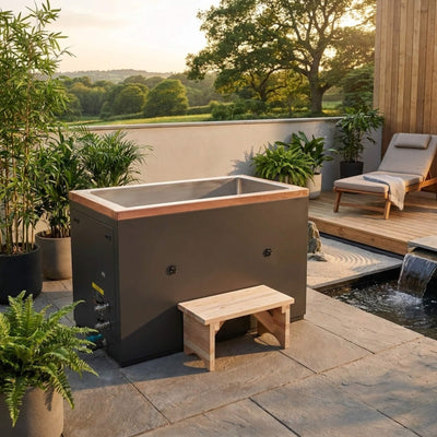 Dynamic Cold Therapy CUBOID 304 Nano-Coated Stainless Steel Cold Plunge Tub (XL)