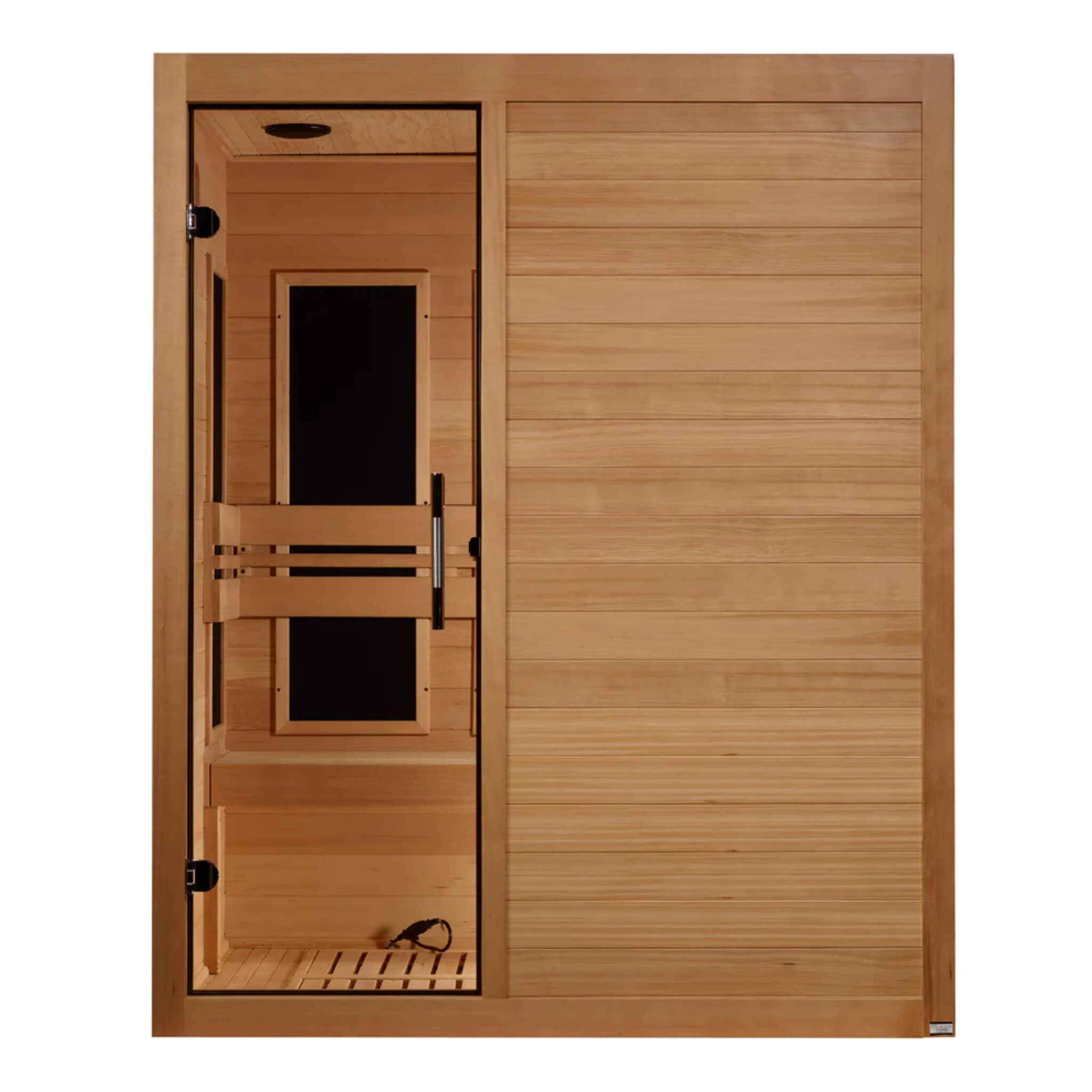Front view of the Dynamic Toscana 3 Person Ultra Low EMF FAR Infrared Sauna (DYN-6315-05 Elite)