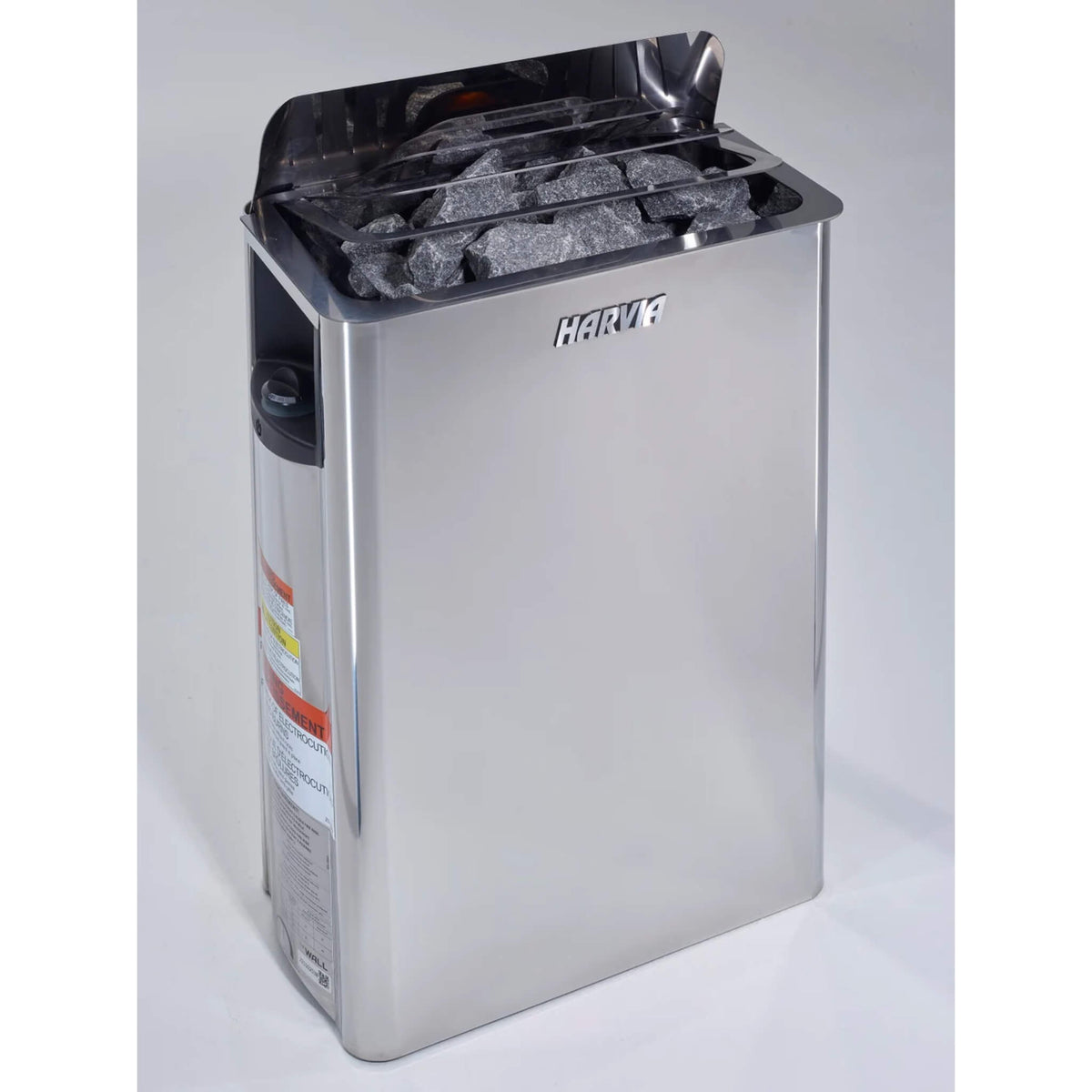 Harvia 8.0 kW electric stove included with the Golden Designs Forssa traditional steam sauna