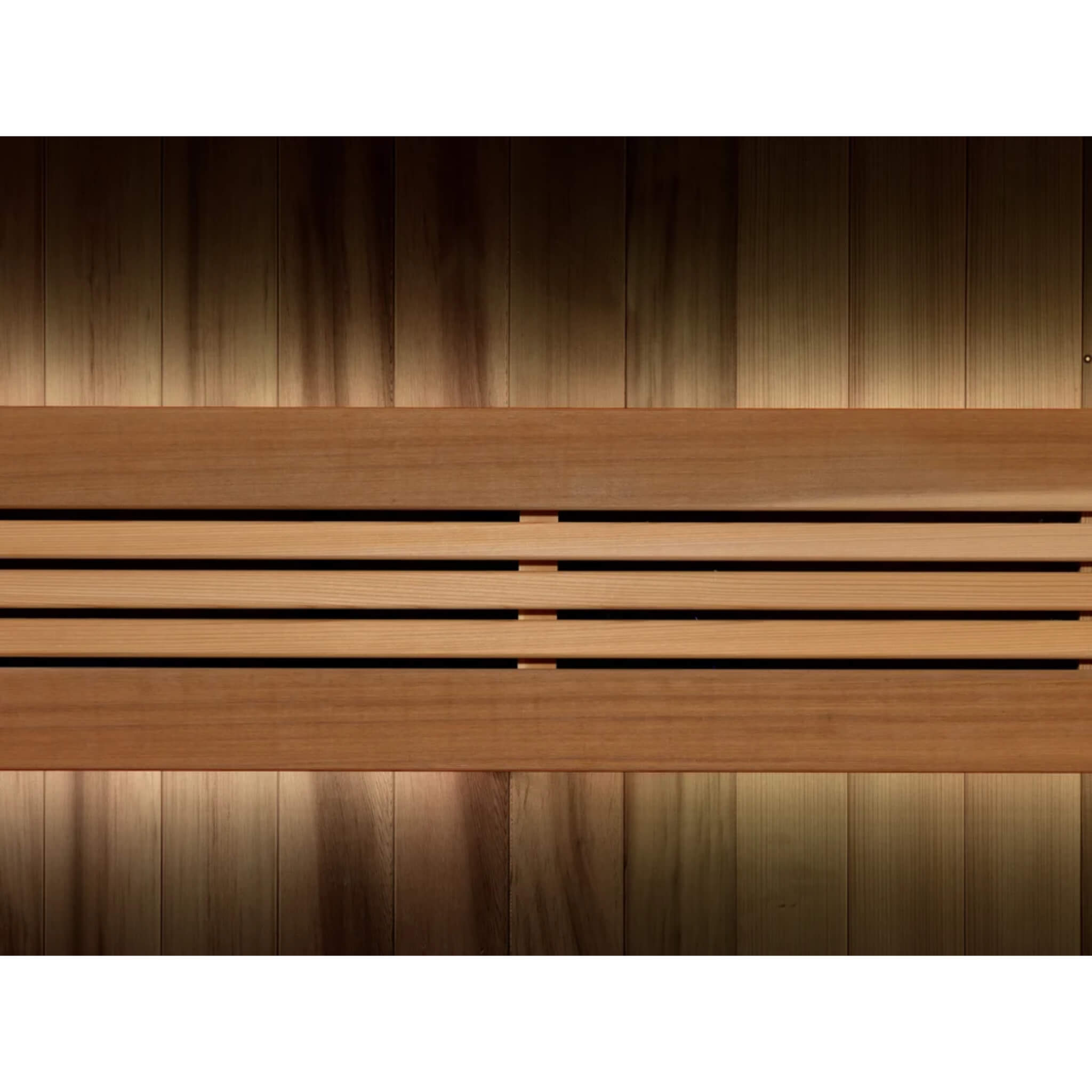 Chromotherapy Light and Sky Star ceiling lighting on the Golden Designs Sundsvall traditional sauna