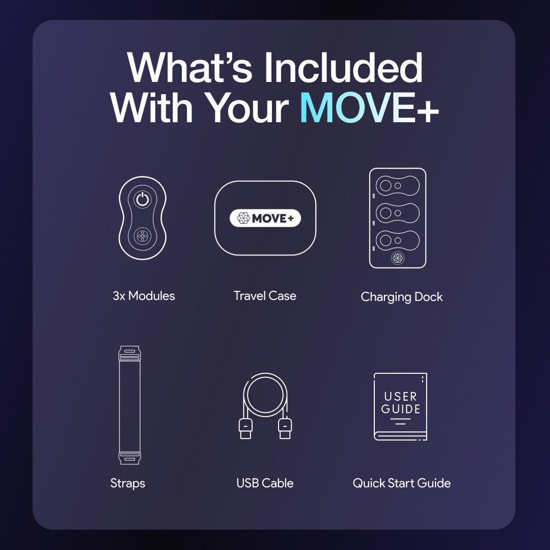 Kineon MOVE+ Pro | Wearable Red Light & Laser Therapy