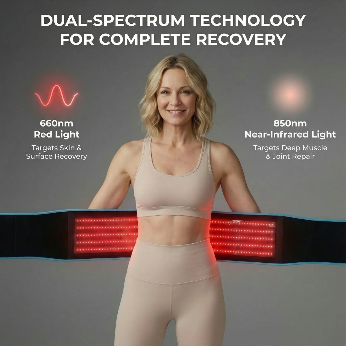 Nicebeam Red Light Therapy Belt | Back & Waist Relief