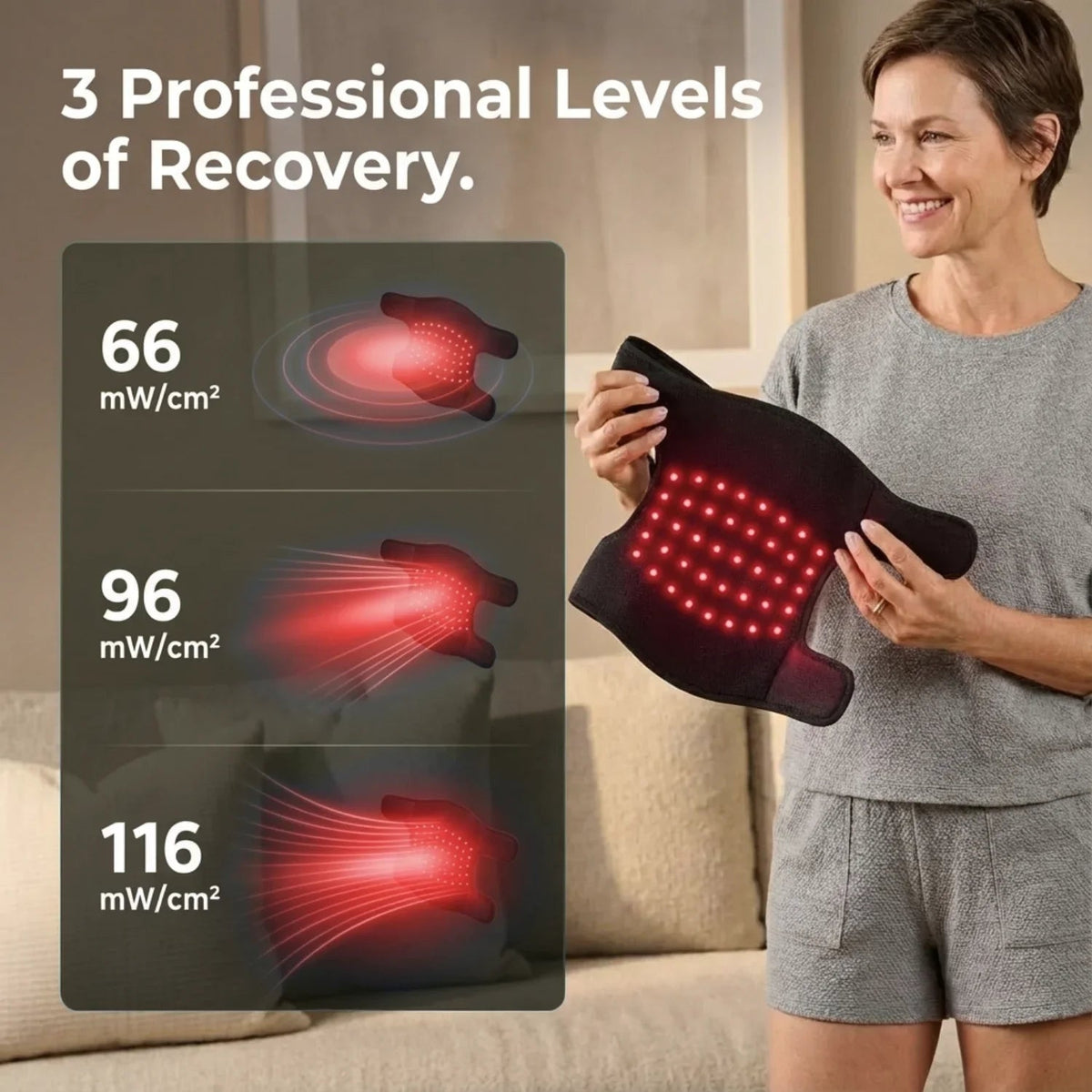 Nicebeam Red Light Therapy Knee Pad | Joint Comfort