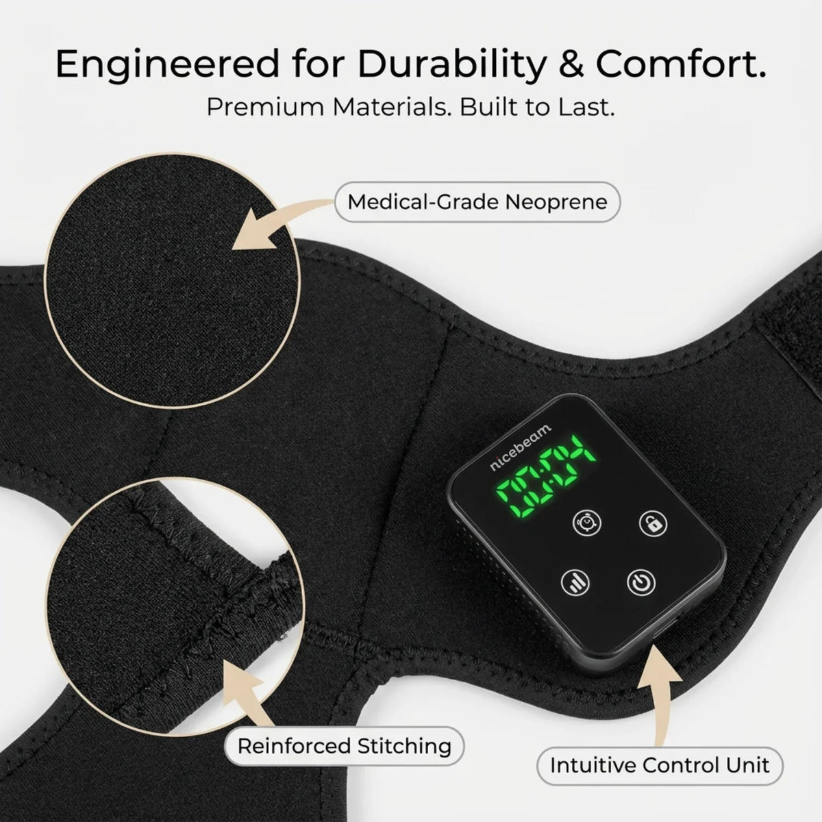 Nicebeam Red Light Therapy Knee Pad | Joint Comfort