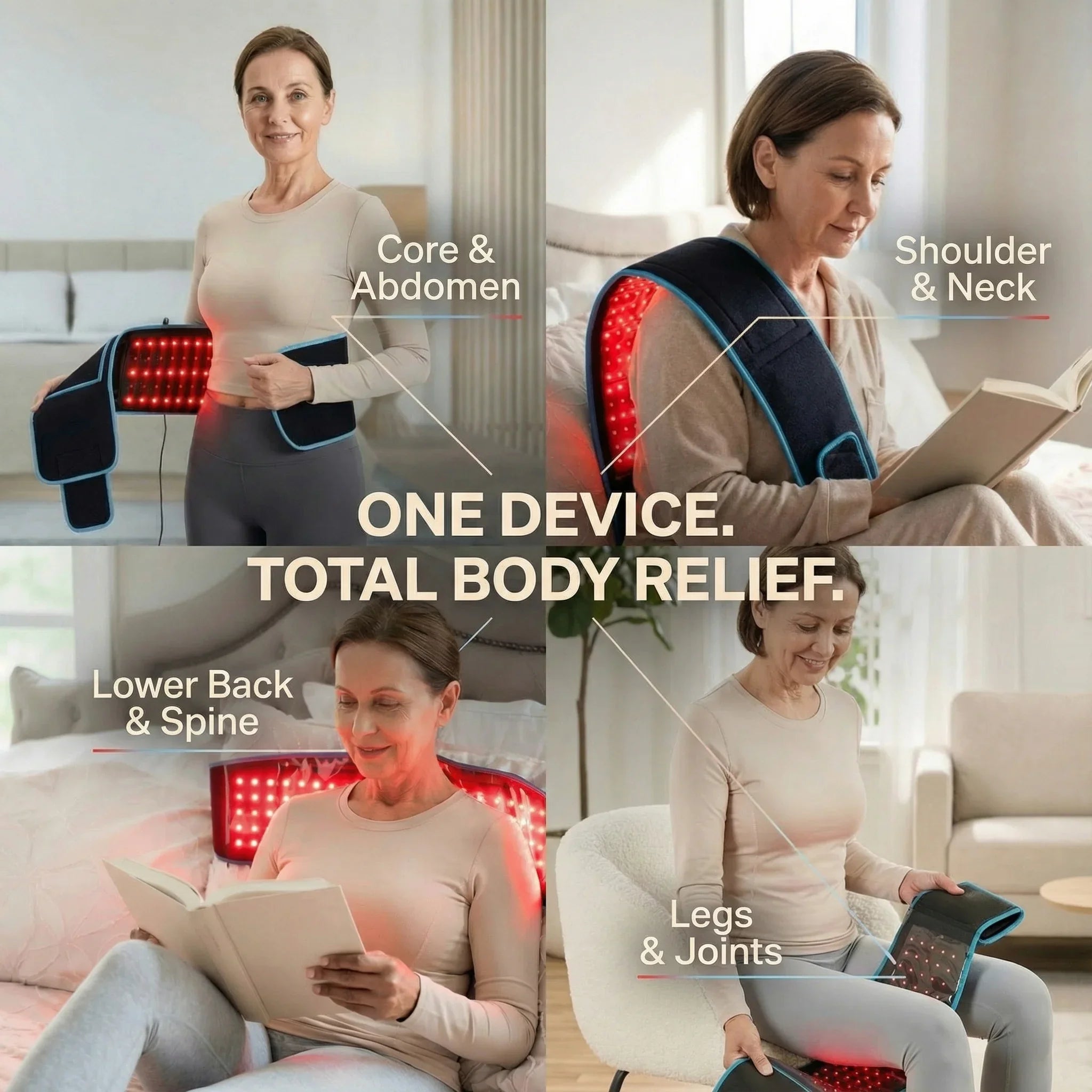 Nicebeam Red Light Therapy Belt | Back & Waist Relief