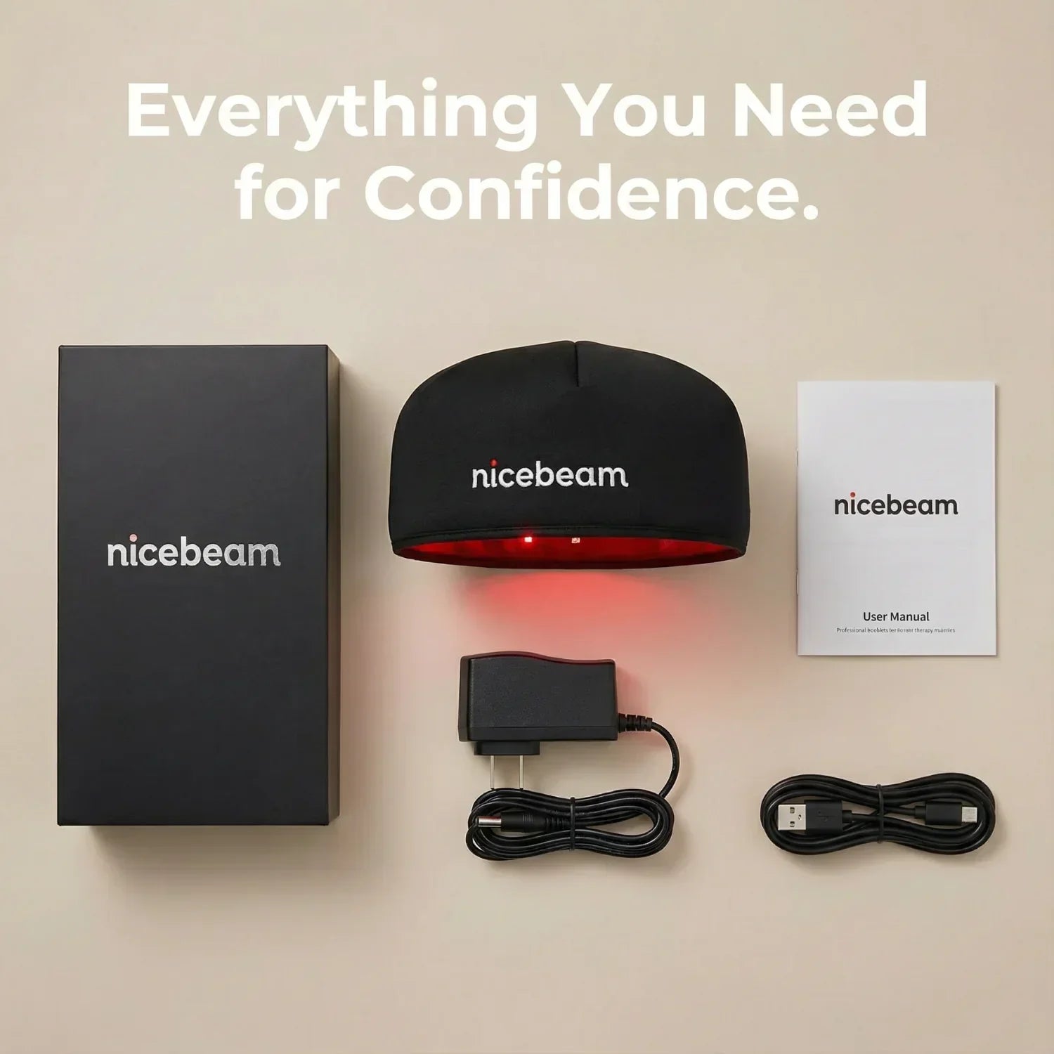 Nicebeam Red Light Therapy Hat | Hair Growth Support
